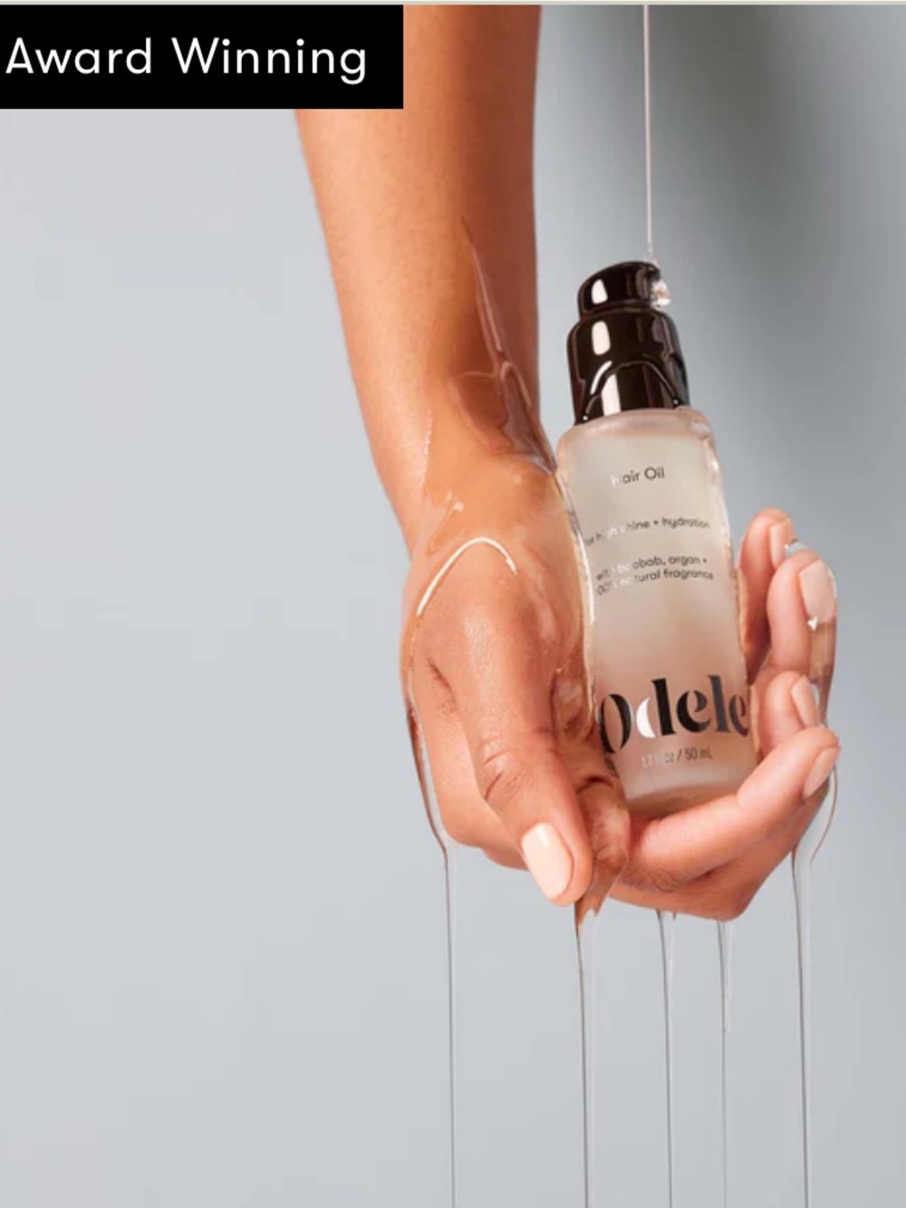 Odele High Shine Hydrating Hair Oil Nontoxic Clean Beauty NWT